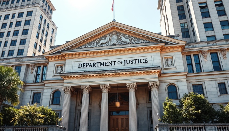 Department of Justice building relevant to immigration news USA