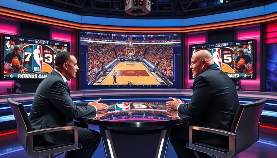 NBA highlights discussion with sports analysts in studio.