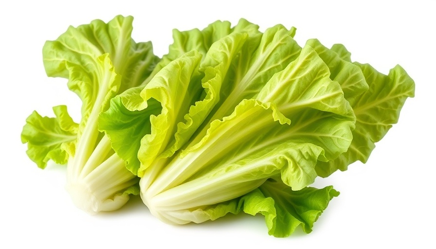 Crisp romaine lettuce highlighting E. coli outbreak food safety.