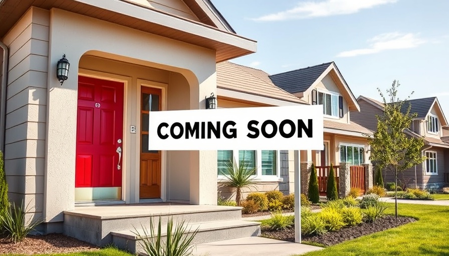 San Antonio housing market home with coming soon sign.
