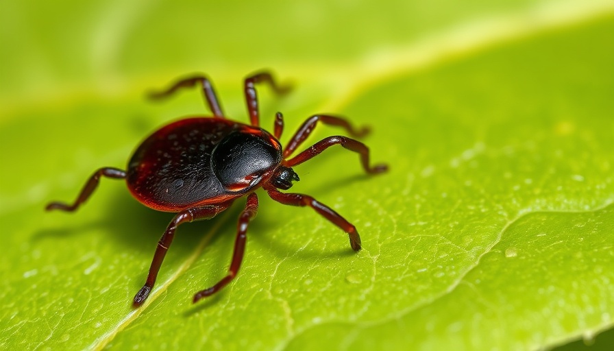 Close-up of a tick on a leaf - best way to remove a tick