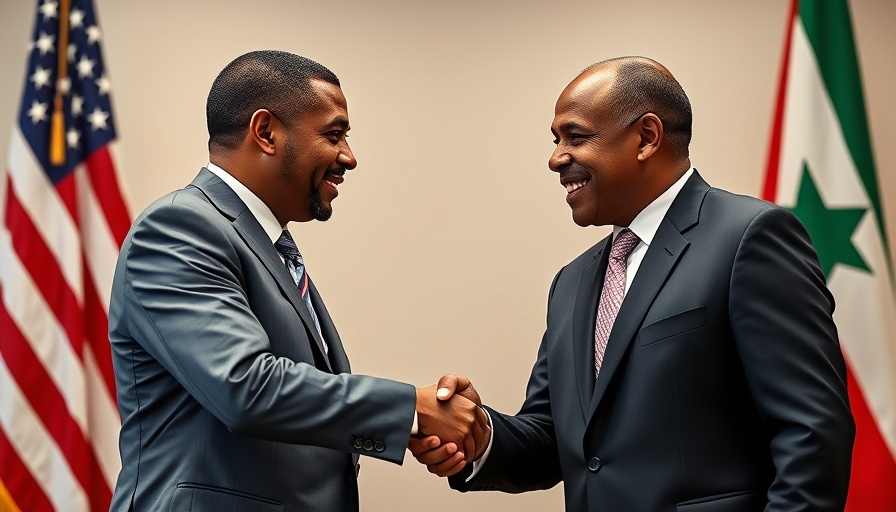 Diplomatic handshake symbolizing U.S.-Liberia relations.