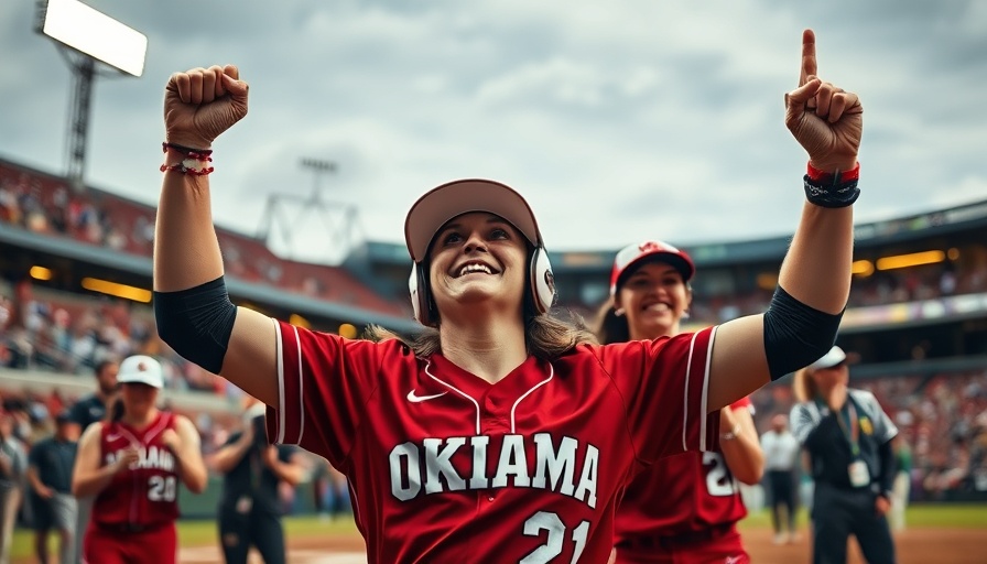 Oklahoma softball walk-off victory celebration with coach's press conference.