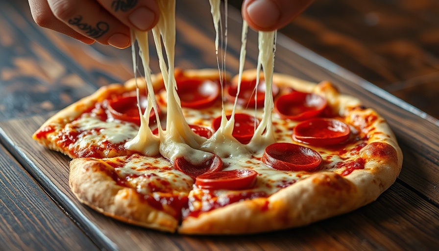 Delicious pepperoni pizza in a Houston dining setting.