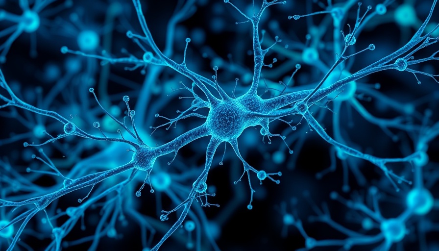 Illustration of nerve cells in body weight regulation.