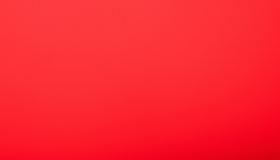 Plain red background, no elements visible.