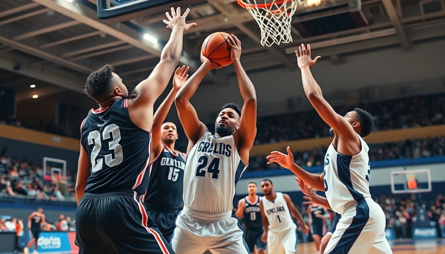 Asia's block basketball defense in action, intense game scene.