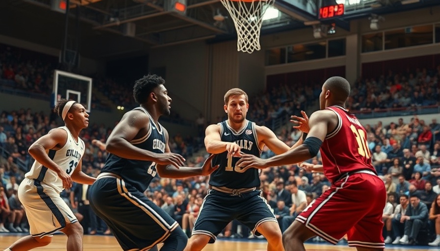 Asia's block against Wilson during a basketball game.