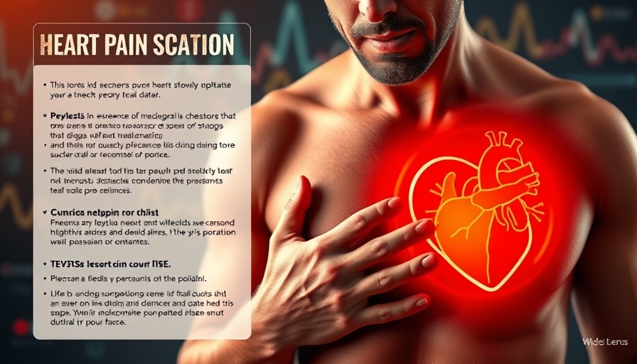 Causes of heart disease depicted in a dramatic medical graphic.