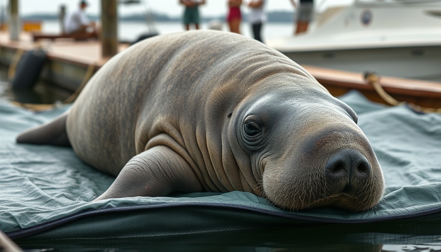 Gentle Florida manatee resting for Florida manatee protections.