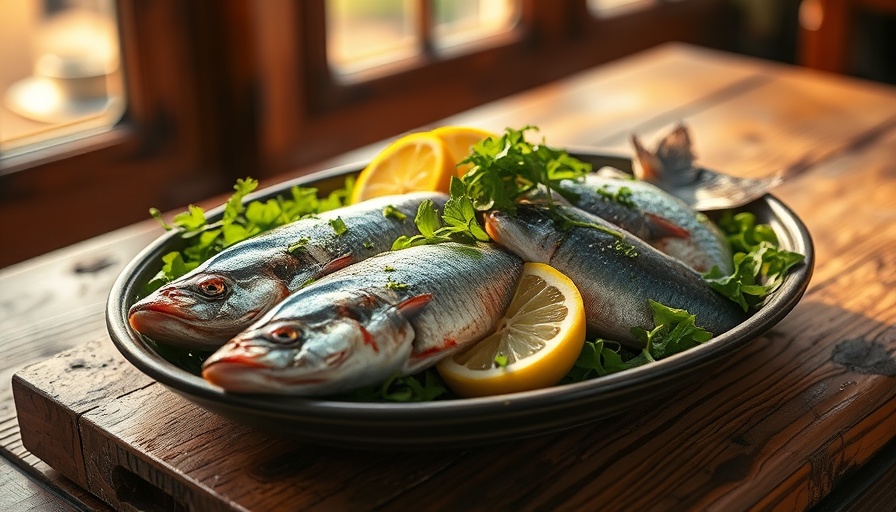 Delicious small fish meal for health and wellness.