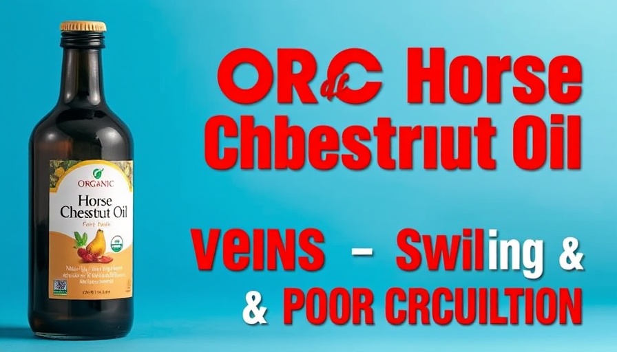 Horse chestnut oil benefits for veins and circulation.