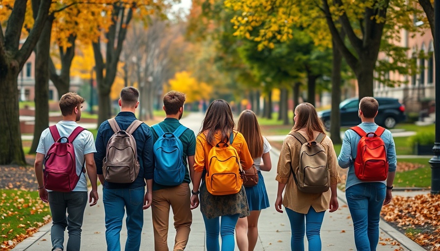 College students walking on campus after affirmative action ruling.