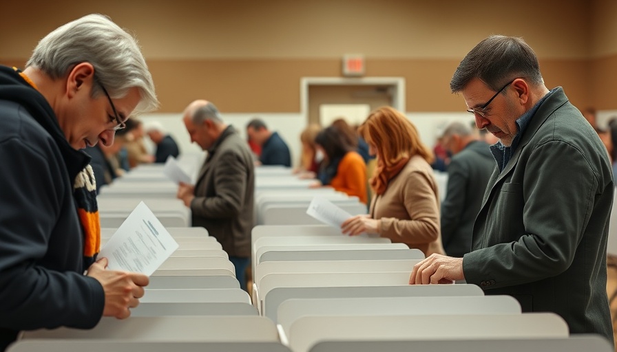 Frisco City Council runoff election, voters casting ballots.