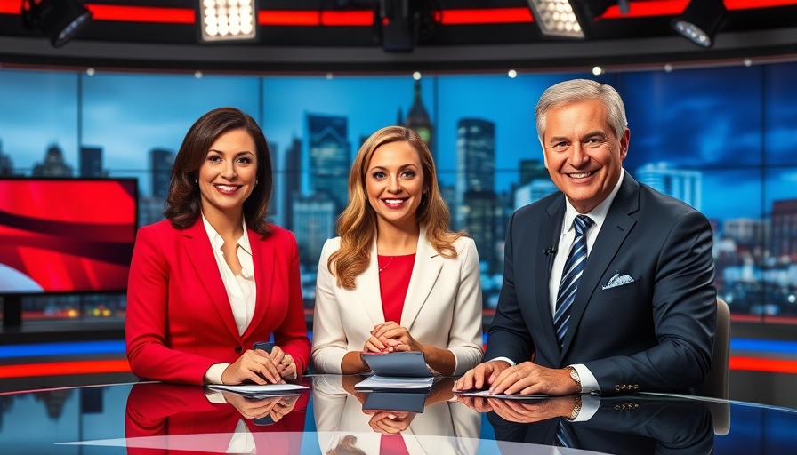 San Antonio Mayoral Runoff Election livestream with smiling news anchors.