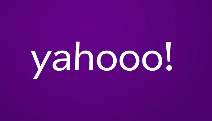 Yahoo logo on purple background related to Scranton treatment center data breach lawsuits.