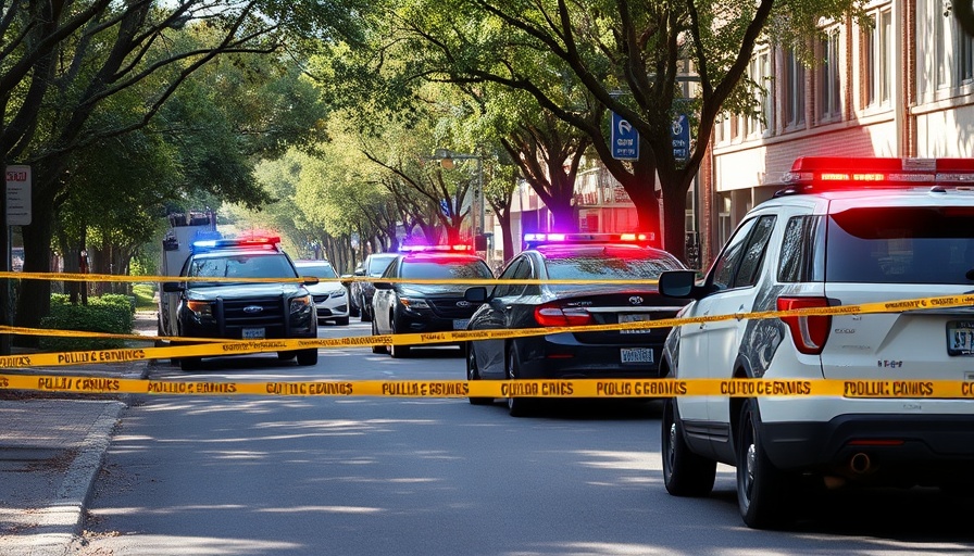 San Antonio local news police vehicles at crime scene daytime