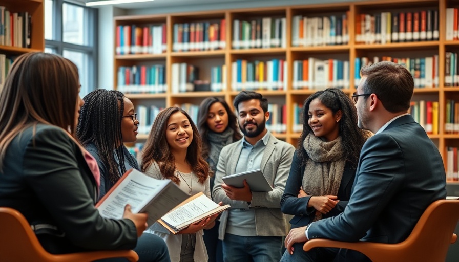 Legal support for Telugu students in the US: a group consulting with a lawyer.