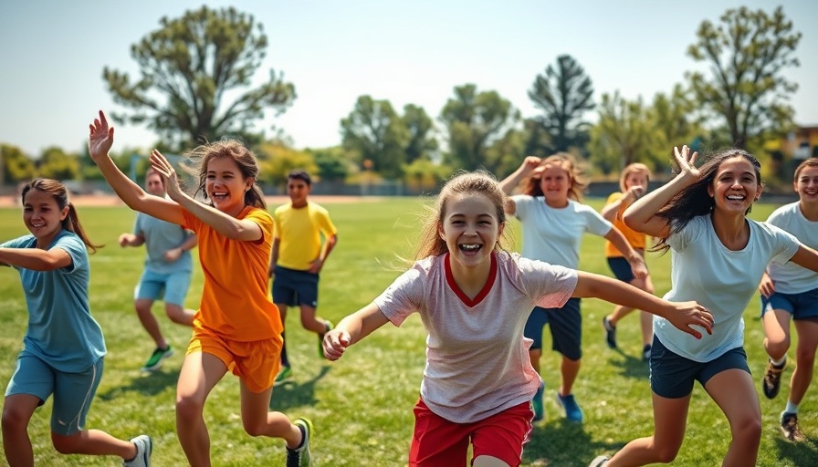 Young athletes training at a sports academy in Argyle outdoors.