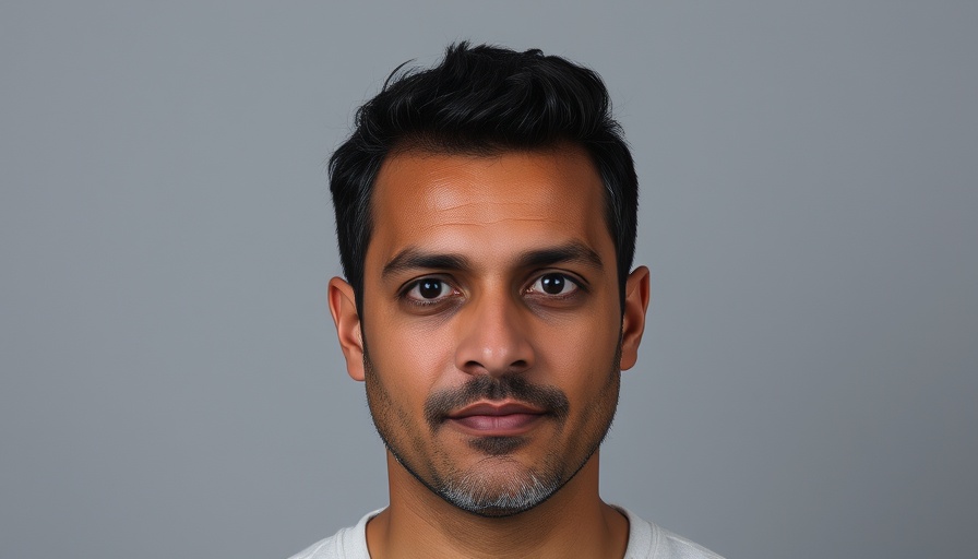 Headshot in San Antonio police news context with blank background.
