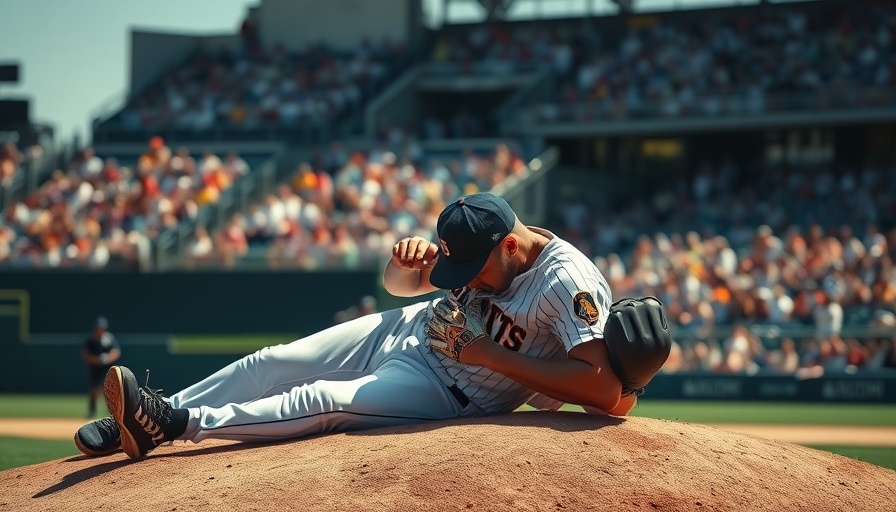Marlins Ryan Weathers injury, player in pain on pitcher's mound.