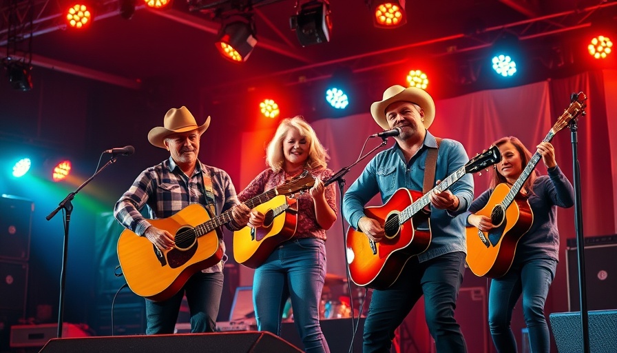 Energetic country band performance in San Antonio live music scene