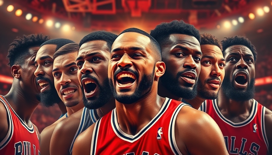 NBA Finals Game 2 players in action with intense expressions.
