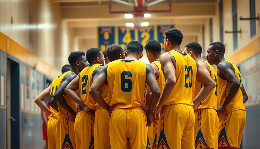 Indiana Pacers team huddle before Game 2 against OKC, showing focus and energy.