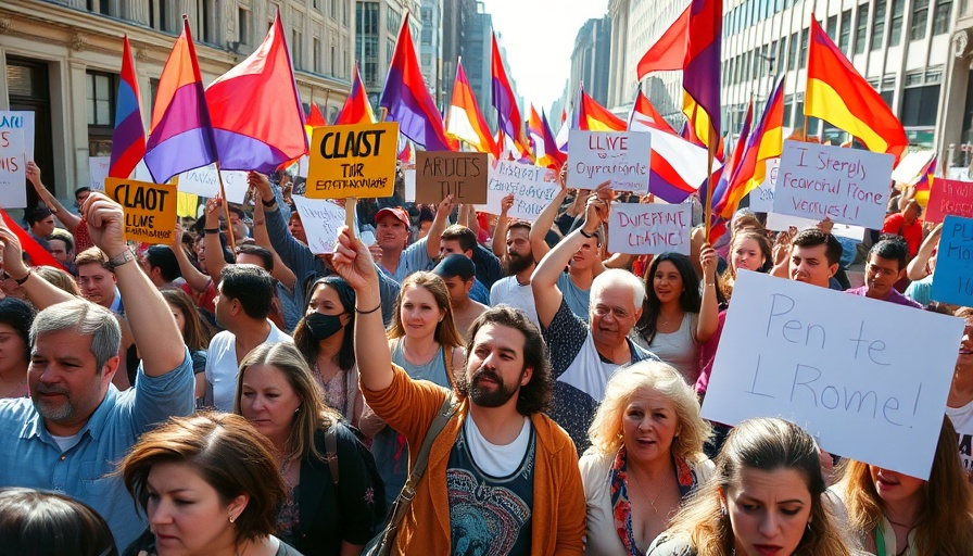 Vibrant protest in Texas on immigration issues