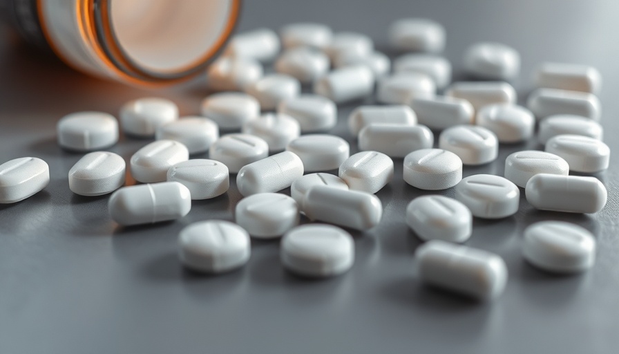 Close-up of acetaminophen pills scattered; why acetaminophen works.