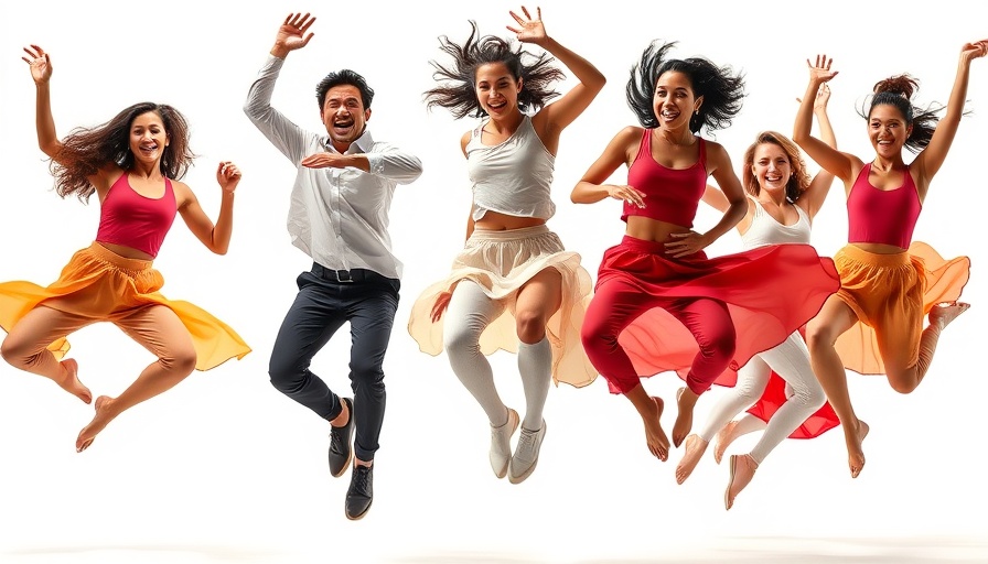 Energetic dancers of Texas Performing Arts 2025-2026 season in motion.