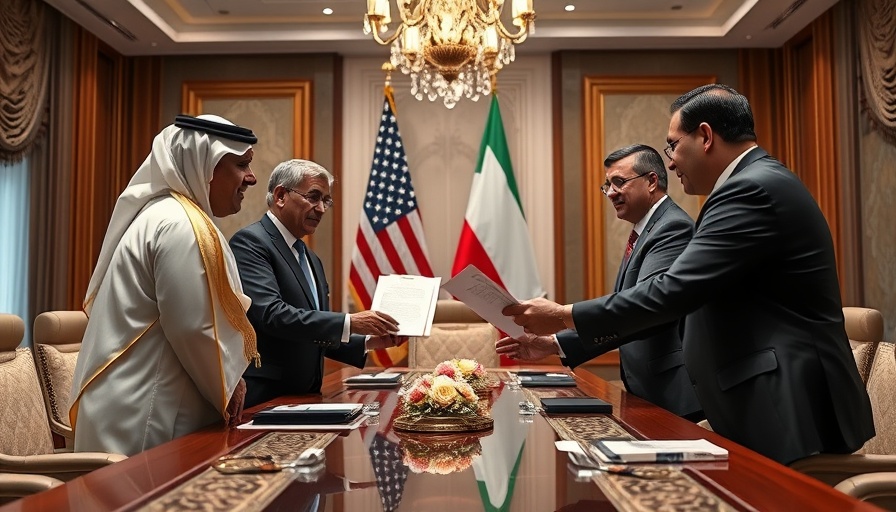 High-level U.S.-UAE diplomatic meeting in formal setting.