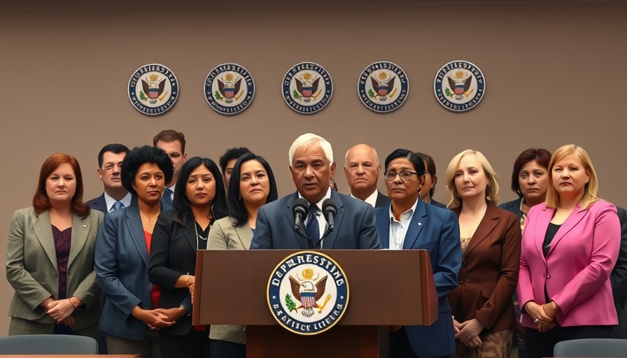 A professional department press briefing scene on June 10, 2025.