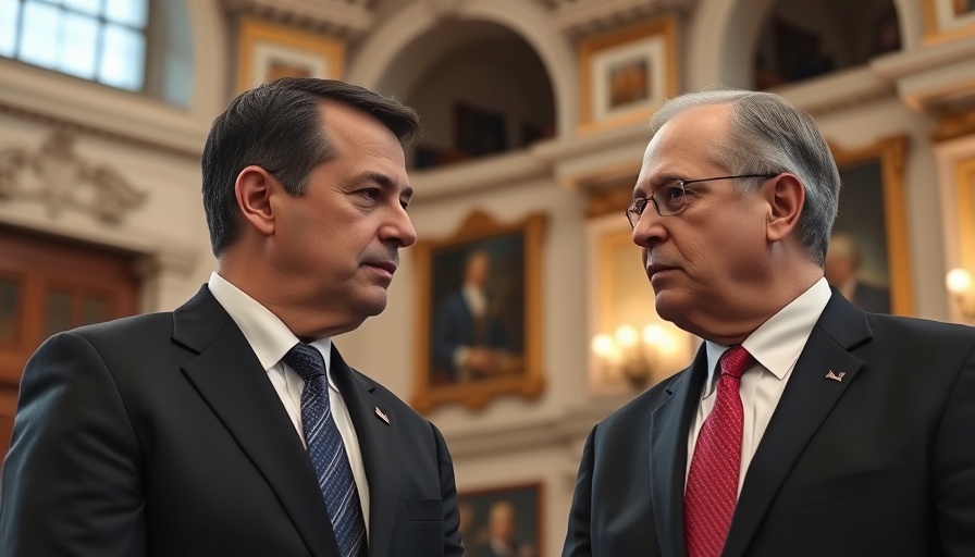 Two politicians discussing Democrats' dissatisfaction with Congress.