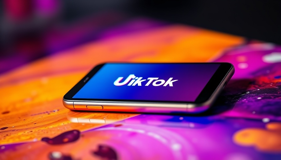Smartphone with TikTok app, highlighting social media impact on teens mental health.