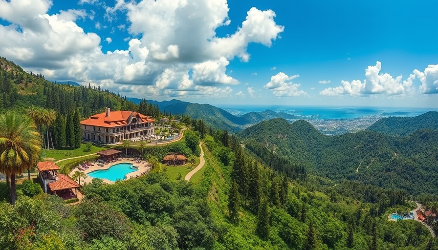 Luxury resort in San Antonio ideal for corporate bookings, sunny setting.