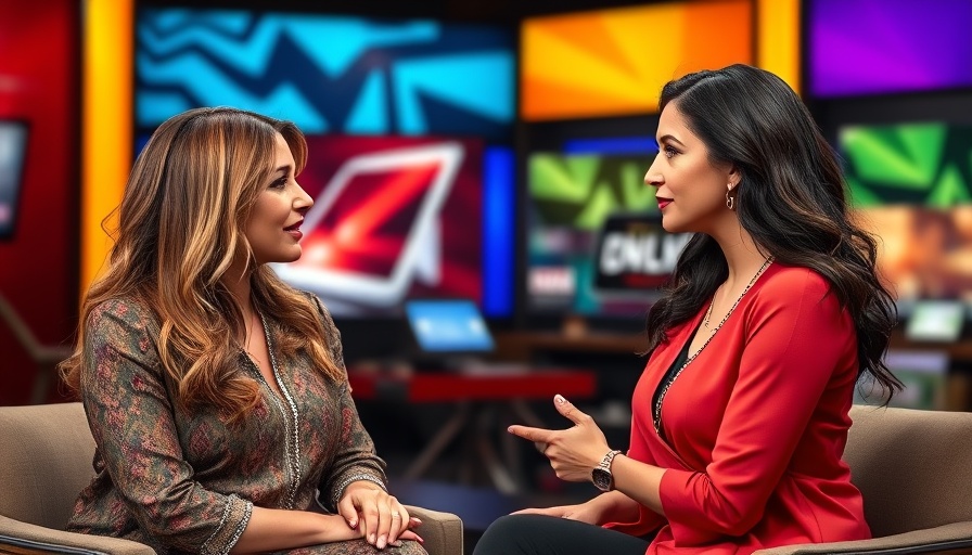 TV hosts discussing San Antonio weekend events in a vibrant studio.