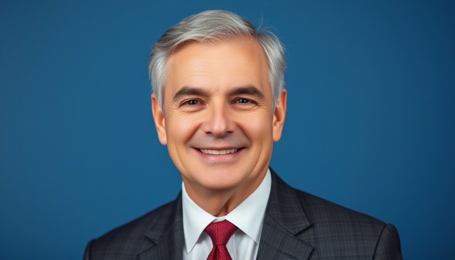 Man in formal attire smiling, studio portrait
