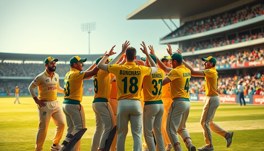 Texas Super Kings celebrate victory against MI New York on the field.