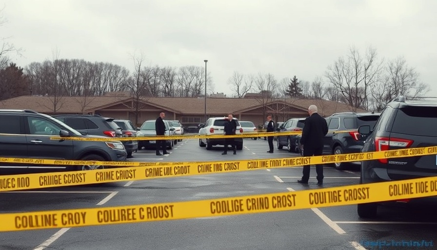 Nightclub shooting scene in Harris County parking lot with police tape.
