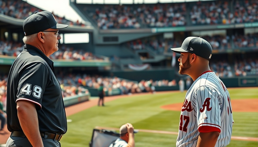 Baseball player reacts to umpire call on field.