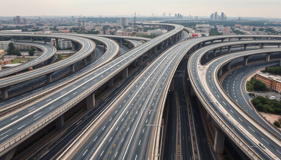 San Antonio highway network representing business growth and development.