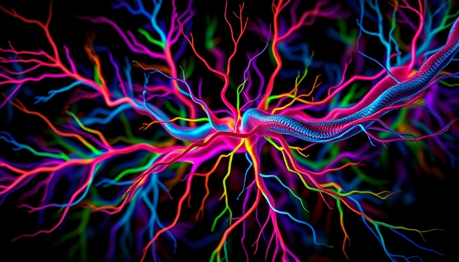 Colorful neural pathways highlighting health and wellness