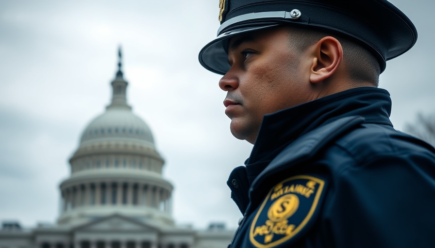 Increased security after Minnesota shootings: Capitol Police officer on duty.