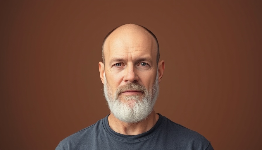 Bald man portrait, GPS monitoring for ex-Coast Guard officer threats
