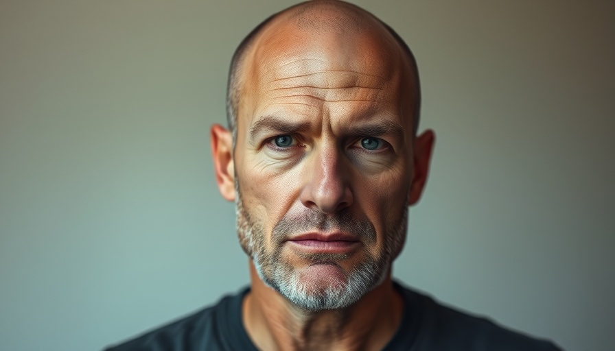 Bald middle-aged man facing camera with a neutral expression, GPS monitoring context.