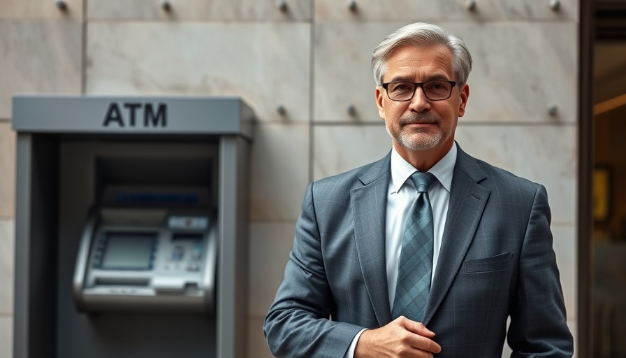 Businessman standing outside bank, facing DEI pushback challenges