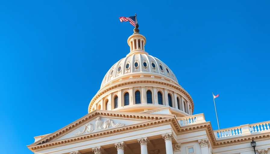 Big Beautiful Bill Congress scenic Capitol dome under blue sky.