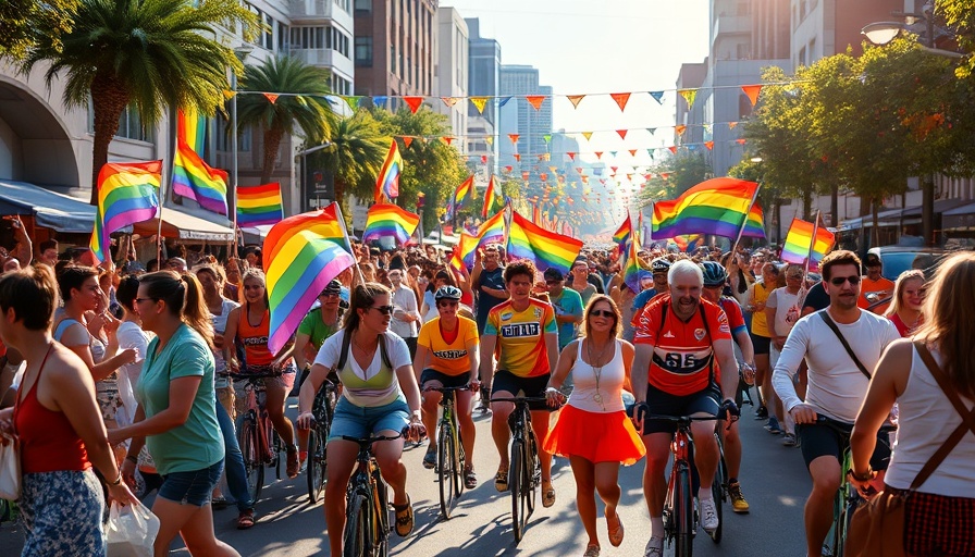 Vibrant collage of Pride Month events in San Antonio with diverse celebrations.