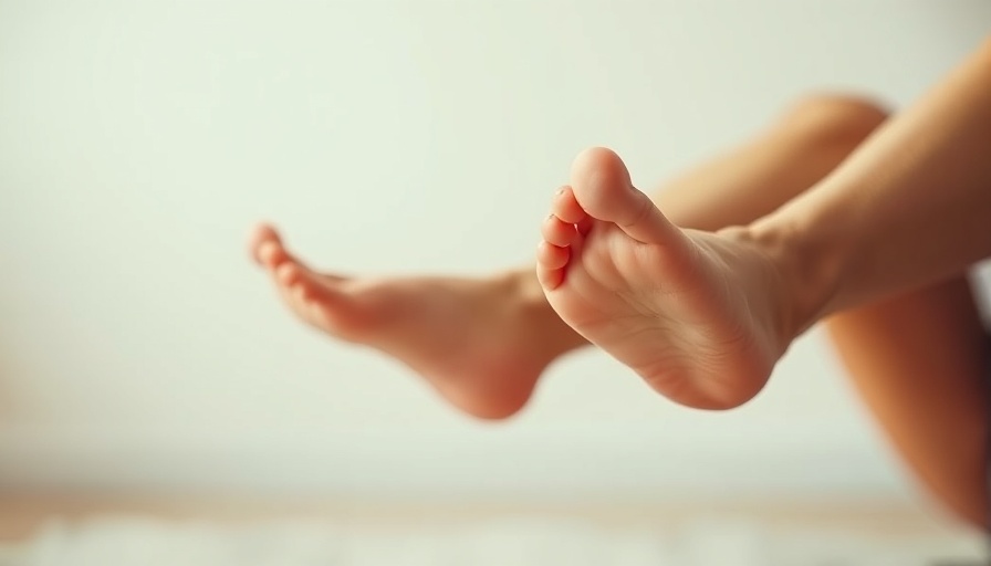 Close-up of legs raised highlighting feet and calves, what makes plantar fasciitis worse.